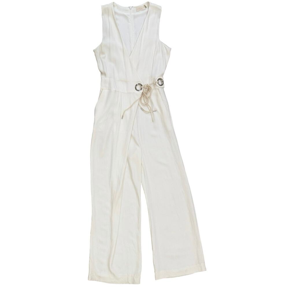 Ramy Brook Ronan Wide Leg Jumpsuit In White